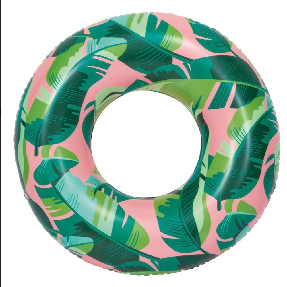 Tropical Leaf Inflatable Pool Float